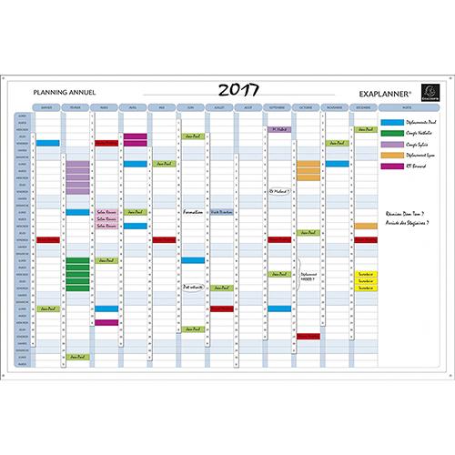 Photo de Planning perpétuel - magnétique - Exacompta