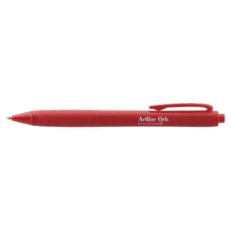 Photo de Stylo-bille Artline ORB Eco-Green - rouge - 0622302